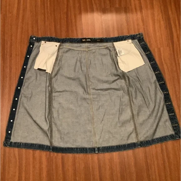 Lee vintage modern high rise midi skirt size 26 - Picture 7 of 10